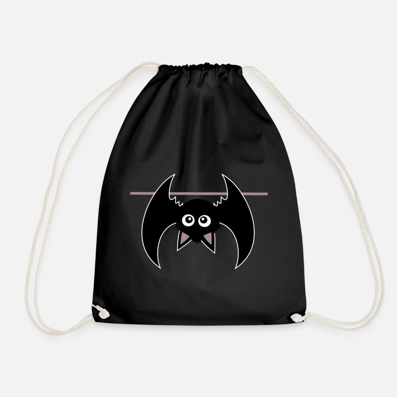 Halloween Fledermaus - Turnbeutel - Schwarz