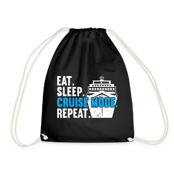 Croisière Croisière Vacances Croisière en famille - Sac de sport léger - noir - Devant