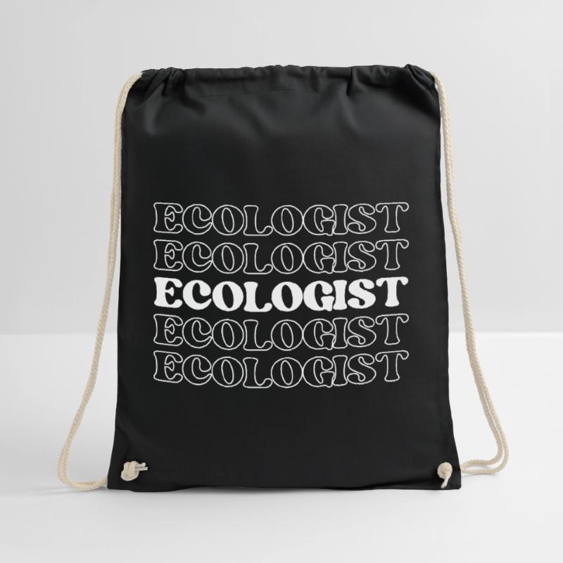 Ecologist Environmentalist Conservationist Drawstring Bag