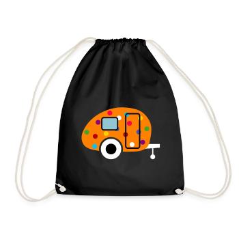 Caravane uniquement confettis blancs - Sac de sport léger - noir - Devant