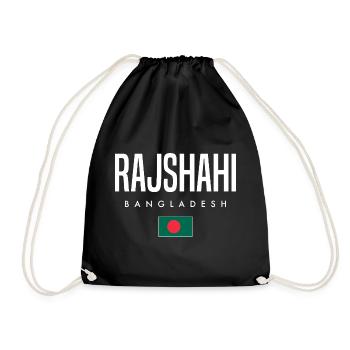 Rajshahi Bangladesh - Drawstring Bag - black - Front