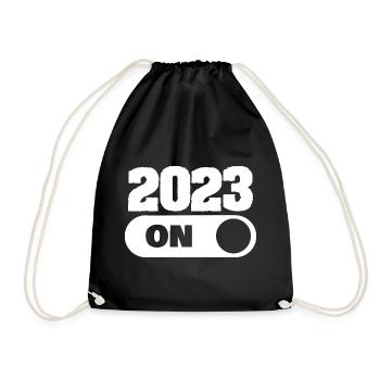 2023 - Turnbeutel - Schwarz - Vorne