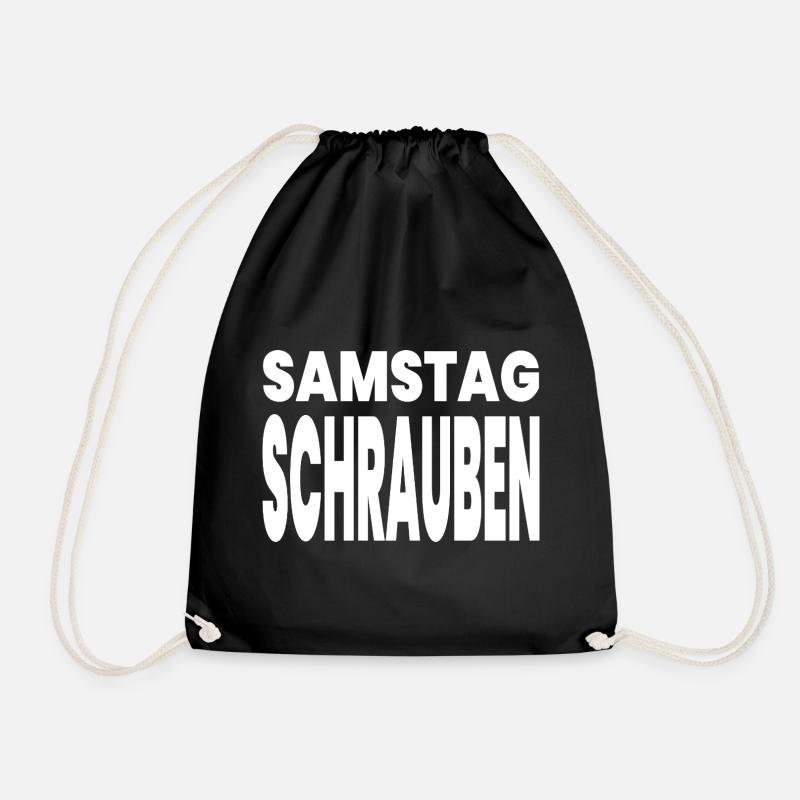 Autos - Turnbeutel - Schwarz