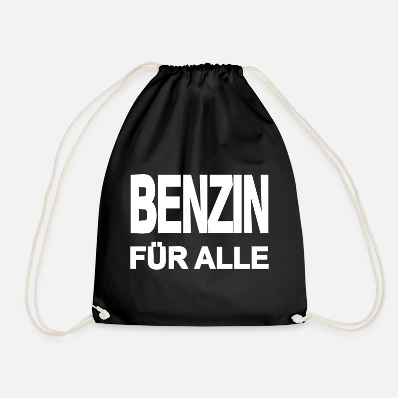 Benzin - Turnbeutel - Schwarz