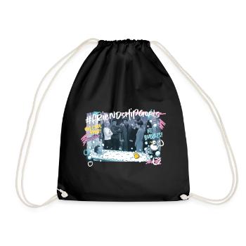 Friends Chandler se baigne #friendshipgoals - Sac de sport léger - noir - Devant
