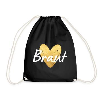 Braut Jungesellinnenabschied - Turnbeutel - Schwarz - Vorne