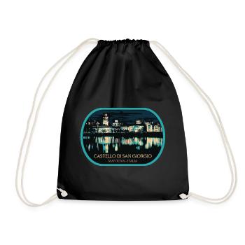 Nuit au château de San Giorgio, Mantoue - Sac de sport léger - noir - Devant