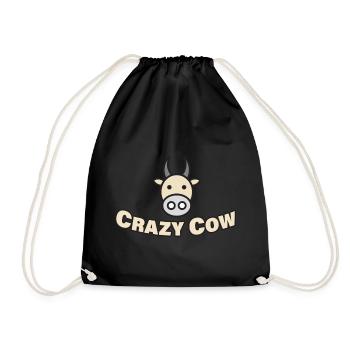 VACHE FOLE - Sac de sport léger - noir - Devant