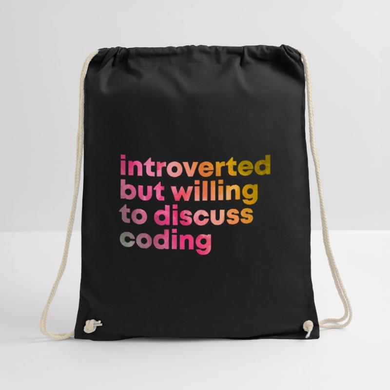 Coding Drawstring Bag
