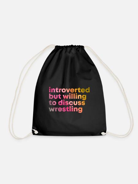 Wrestling Wrestling Wrestling - Turnbeutel - Schwarz