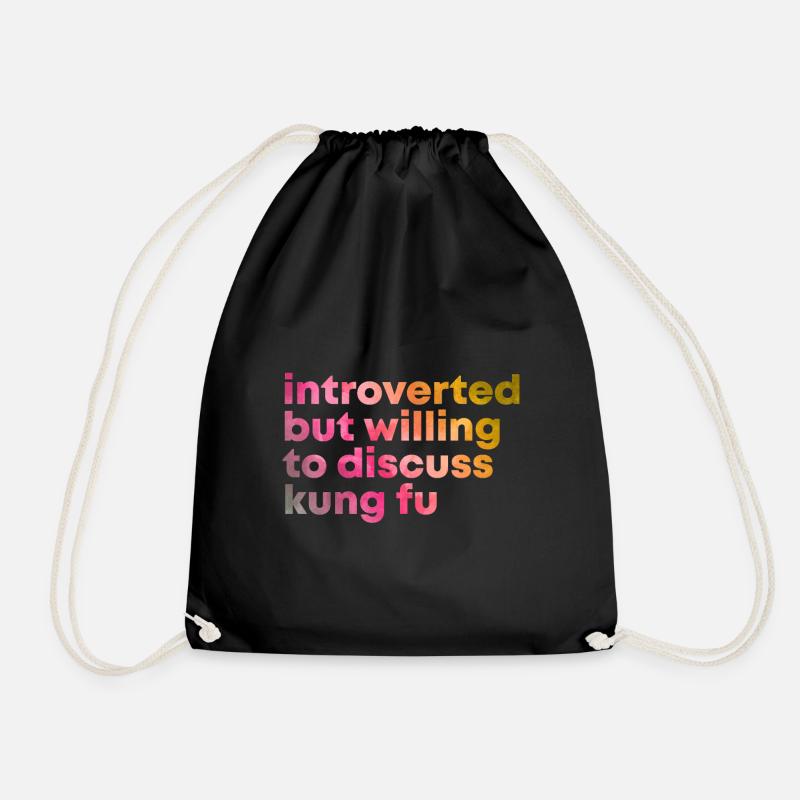 Kung-Fu - Turnbeutel - Schwarz