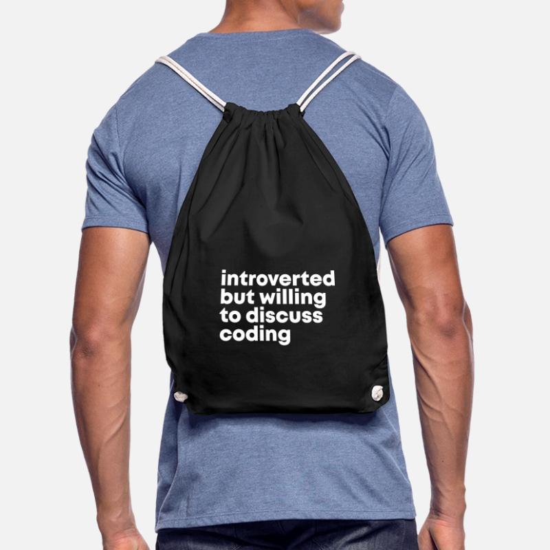 Coding Drawstring Bag