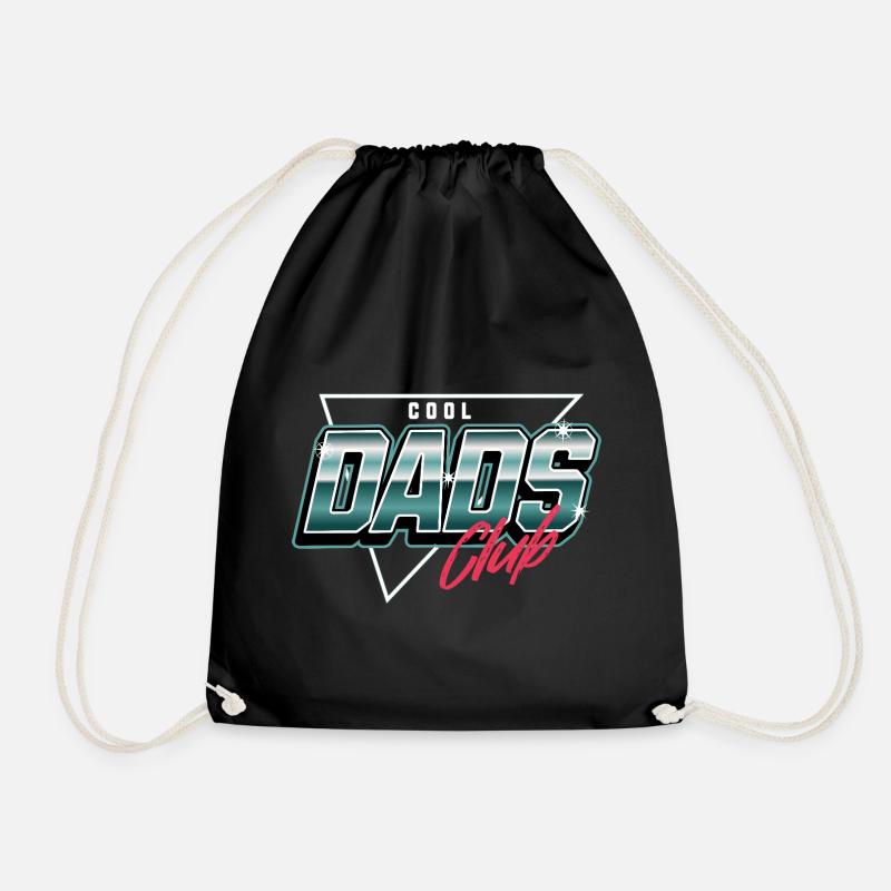 Cool Dads Club - Drawstring Bag - black
