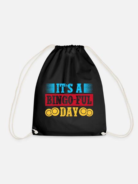 Bingo Game It´s Bingo-Ful Day Bingo - Turnbeutel - Schwarz