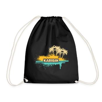 Vacances Caraïbes - Sac de sport léger - noir - Devant