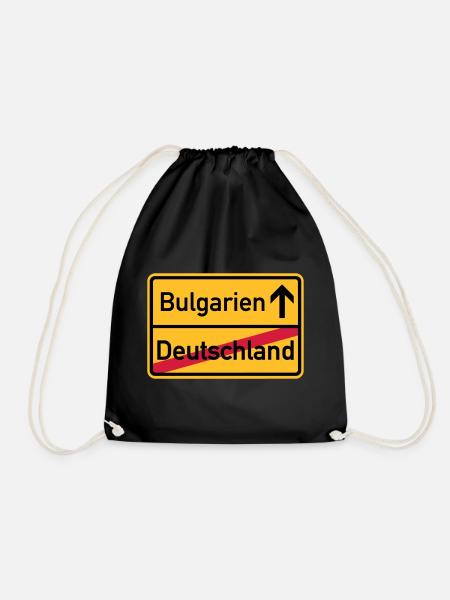 Bulgarien - Turnbeutel - Schwarz