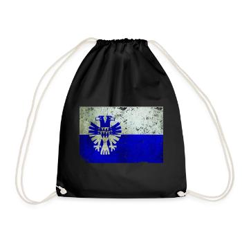 t-shirt drapeau d’Arnhem effet grunge Nederland - Sac de sport léger - noir - Devant