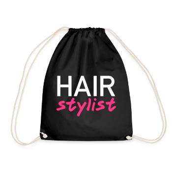 Hair stylist - Drawstring Bag - black - Front