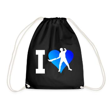 Jai Alai Femmes Pelote Hommes Pelote Basque - Sac de sport léger - noir - Devant