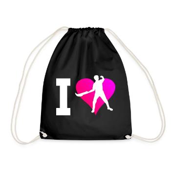 Pelote vasca femme Jai Alai Pelote Basque Pelote - Sac de sport léger - noir - Devant