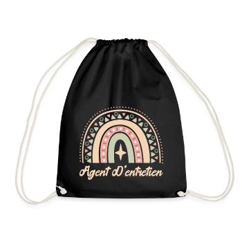 Cadeau Agent d'entretien. agent d'entretien . - Sac de sport léger - noir - Devant