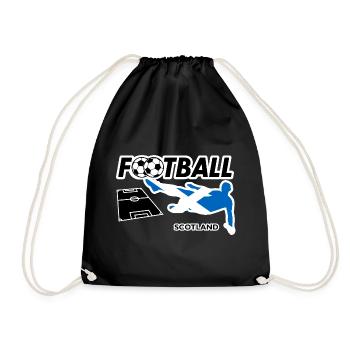 Football Fever Scotland - Drawstring Bag - black - Front
