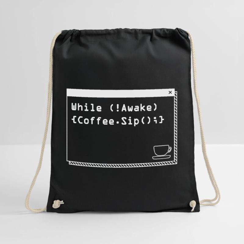 Aus Kaffee Code generieren Programmierer Turnbeutel