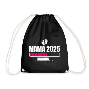 Mama 2025 - Turnbeutel - Schwarz - Vorne