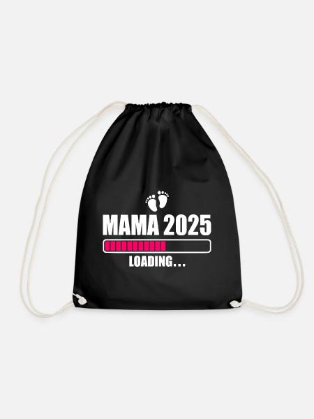 Mama 2025 - Turnbeutel - Schwarz