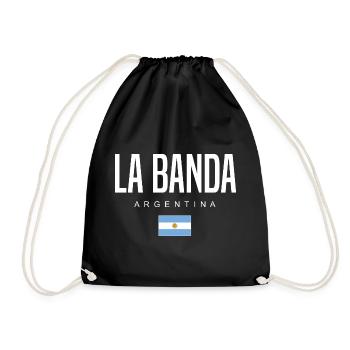 La Banda Argentina Argentinians - Drawstring Bag - black - Front