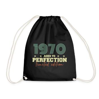 1970 - Drawstring Bag - black - Front