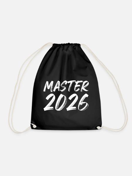 Master 2026 - Turnbeutel - Schwarz