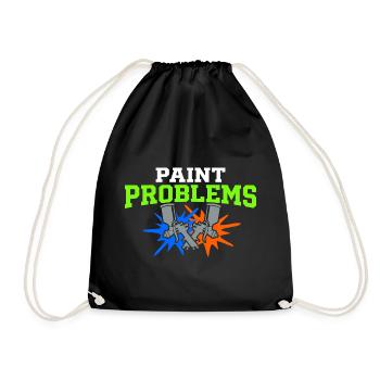 Car Body Workshop Car Body Technician - Drawstring Bag - black - Front