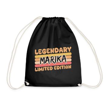 Marika as Legendary - Drawstring Bag - black - Front