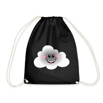 Happy Cloud - Sac de sport léger - noir - Devant
