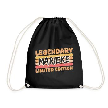 Marieke légendaire - Sac de sport léger - noir - Devant