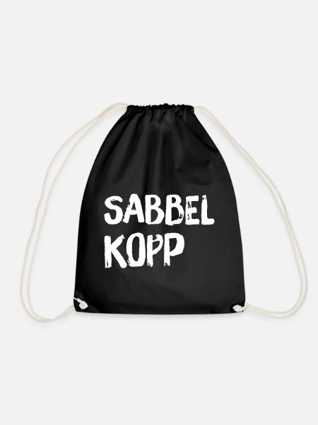 Sabbelkopp - Turnbeutel - Schwarz