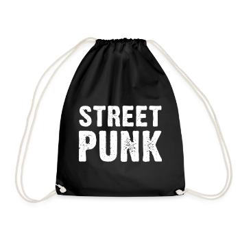 Street Punk - Turnbeutel - Schwarz - Vorne