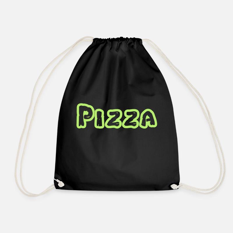 Style de tortues à pizza - Sac de sport léger - noir