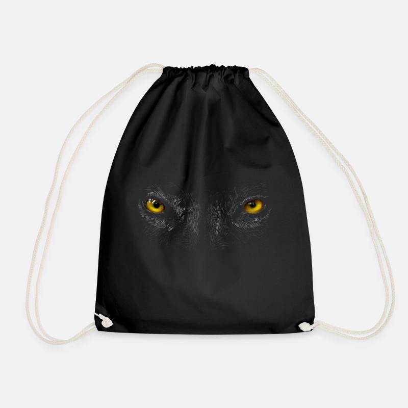 yeux - Sac de sport léger - noir