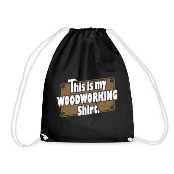 Chemise de travail en bois - Sac de sport léger - noir - Devant
