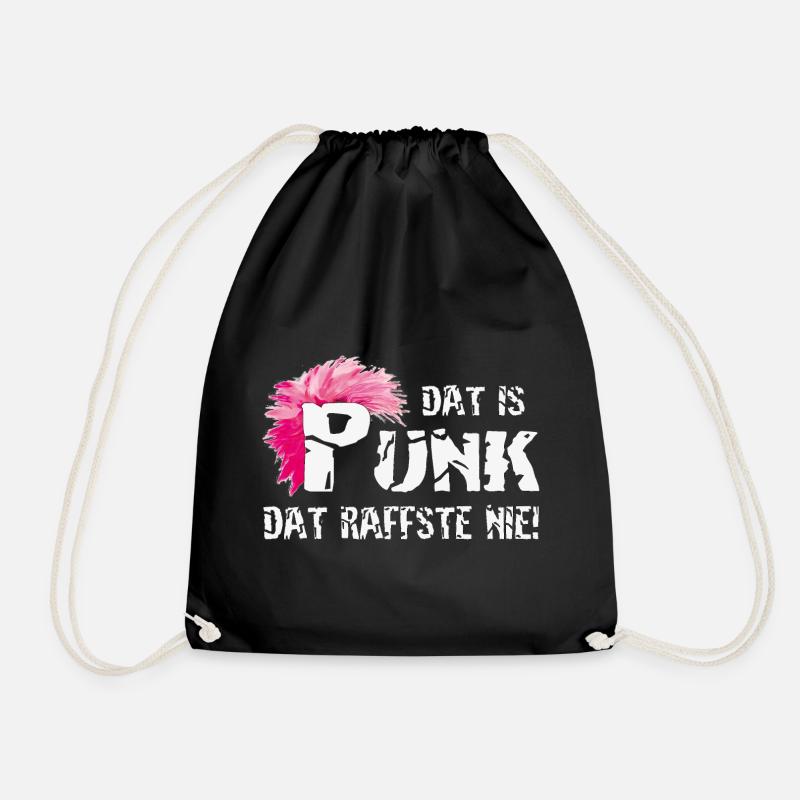 Dat is Punk dat raffste nie! - Turnbeutel - Schwarz