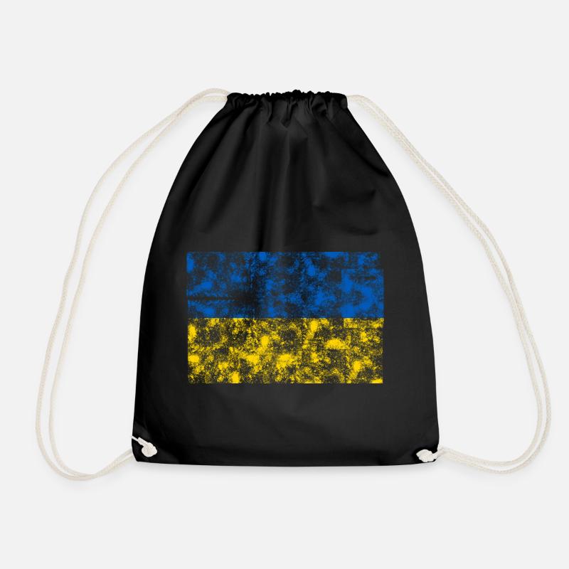 Ukraine - Turnbeutel - Schwarz