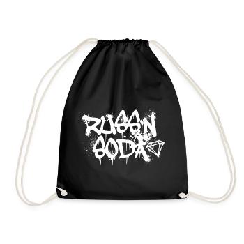 Official RUSS'N SODA Merch - Graffiti - Drawstring Bag - black - Front