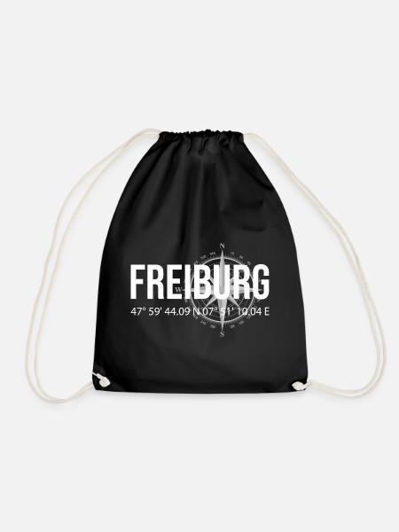 Koordinaten Freiburg - Turnbeutel - Schwarz