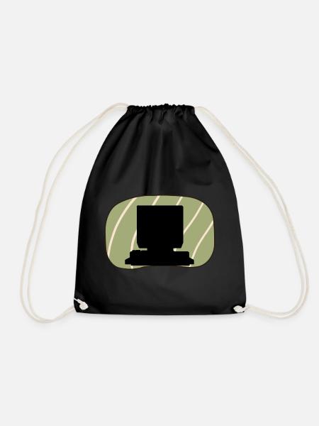 Computer Tech Nerd - Turnbeutel - Schwarz