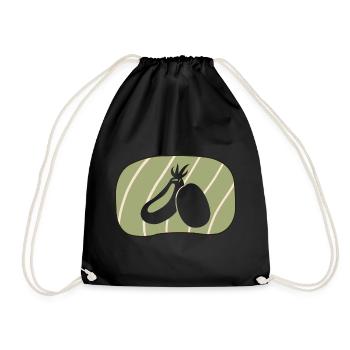 Viande végétalienne pour le bien-être animal - Sac de sport léger - noir - Devant