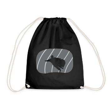Wingsuit Flying Accident - Drawstring Bag - black - Front