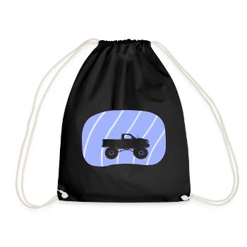 Monster Truck Off-Road Conducteur Tout-Terrain - Sac de sport léger - noir - Devant