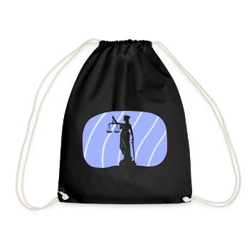 Avocat en droit judiciaire - Sac de sport léger - noir - Devant